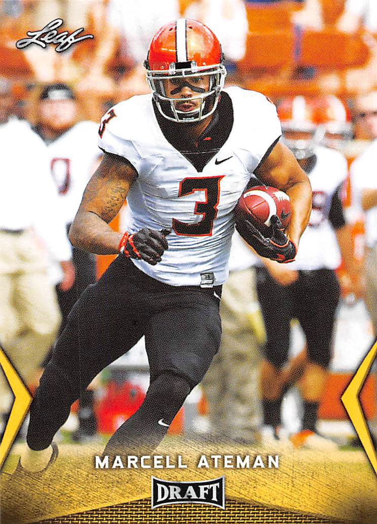 2018 Leaf Draft Gold #36 Marcell Ateman