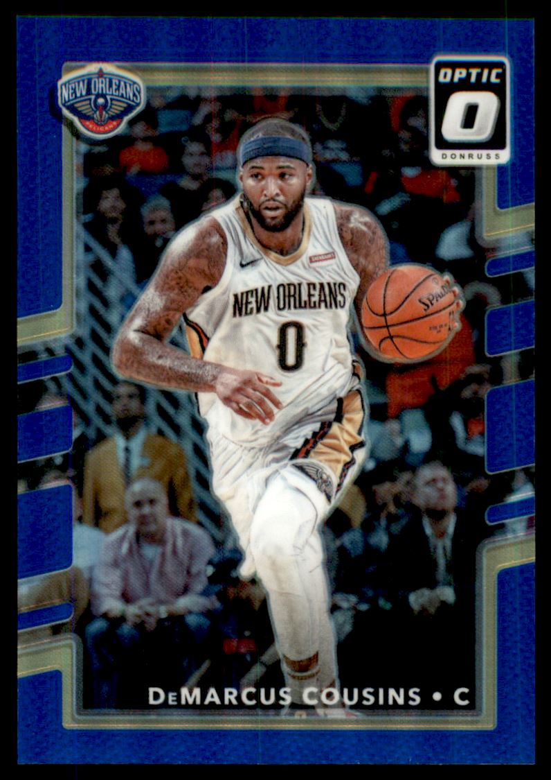 2017-18 Donruss Optic Blue #92 DeMarcus Cousins