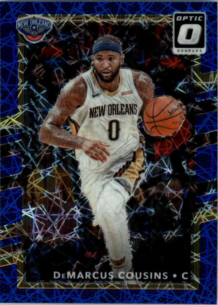 2017-18 Donruss Optic Blue Velocity #92 DeMarcus Cousins