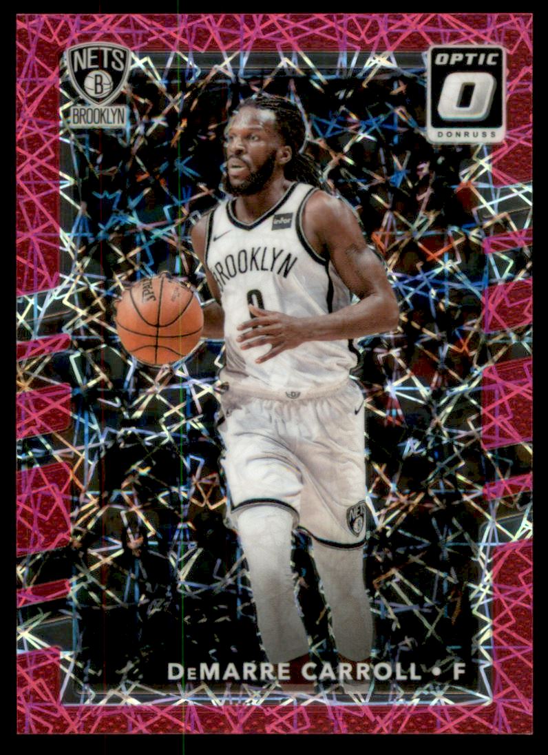 2017-18 Donruss Optic Pink Velocity #15 DeMarre Carroll