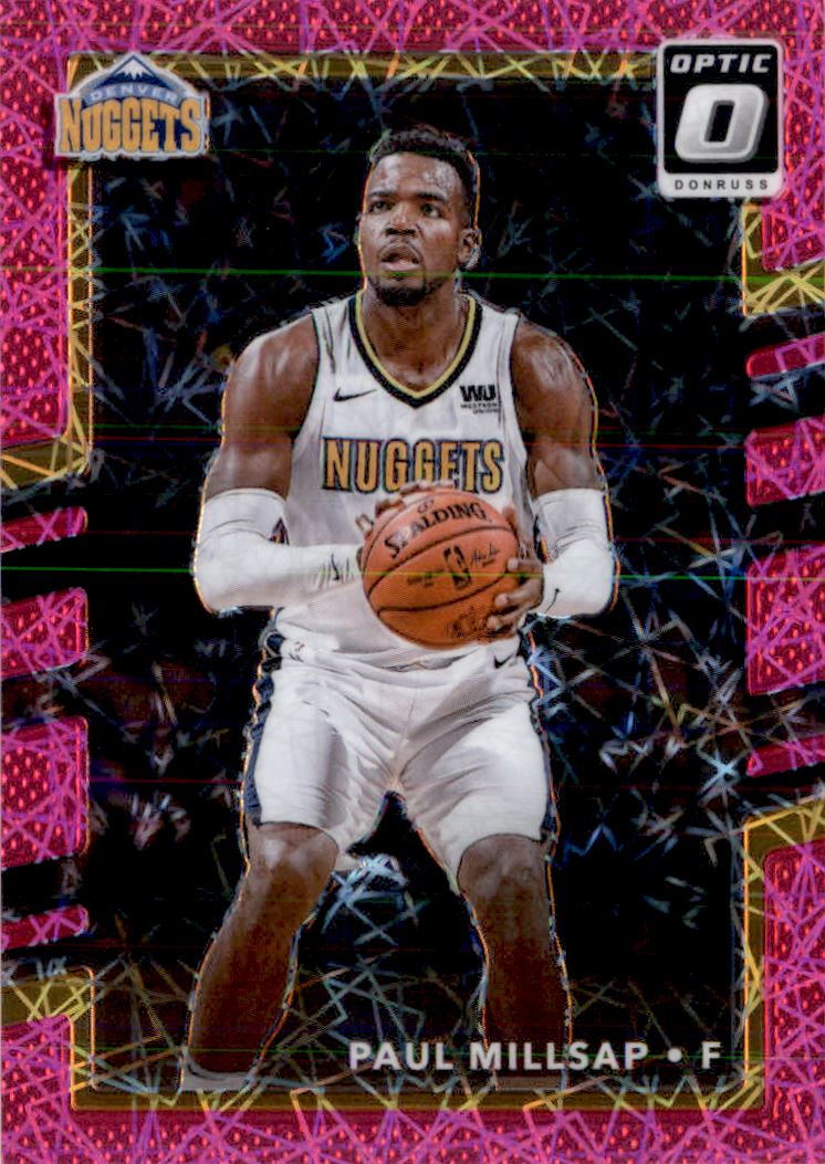 2017-18 Donruss Optic Pink Velocity #38 Paul Millsap