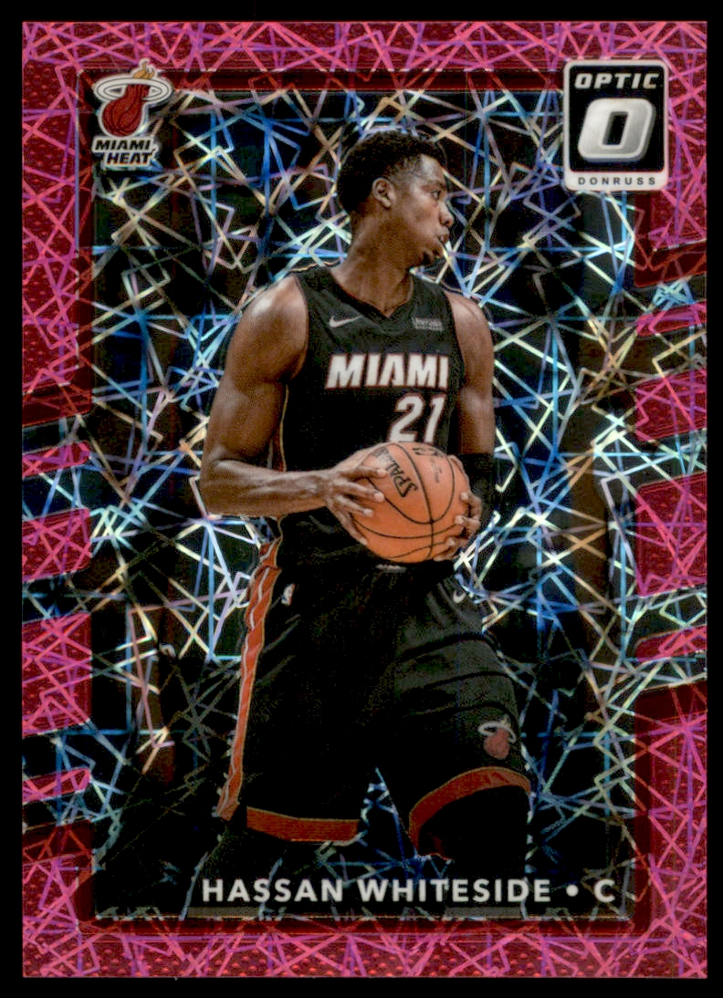 2017-18 Donruss Optic Pink Velocity #80 Hassan Whiteside