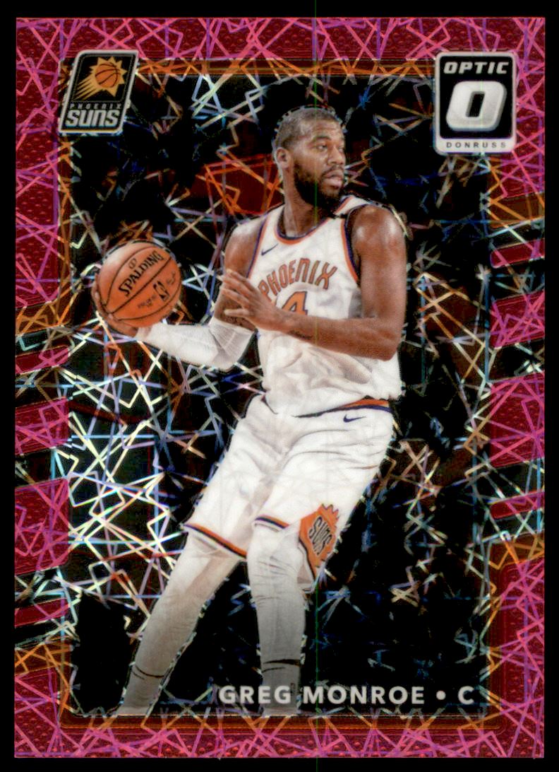 2017-18 Donruss Optic Pink Velocity #82 Greg Monroe