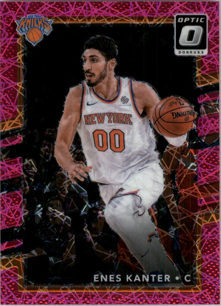 2017-18 Donruss Optic Pink Velocity #104 Enes Kanter