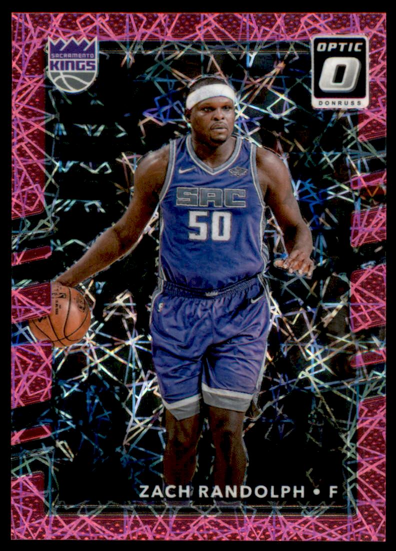 2017-18 Donruss Optic Pink Velocity #130 Zach Randolph