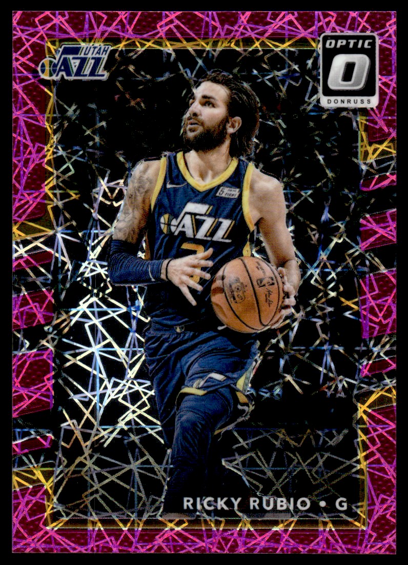 2017-18 Donruss Optic Pink Velocity #145 Ricky Rubio