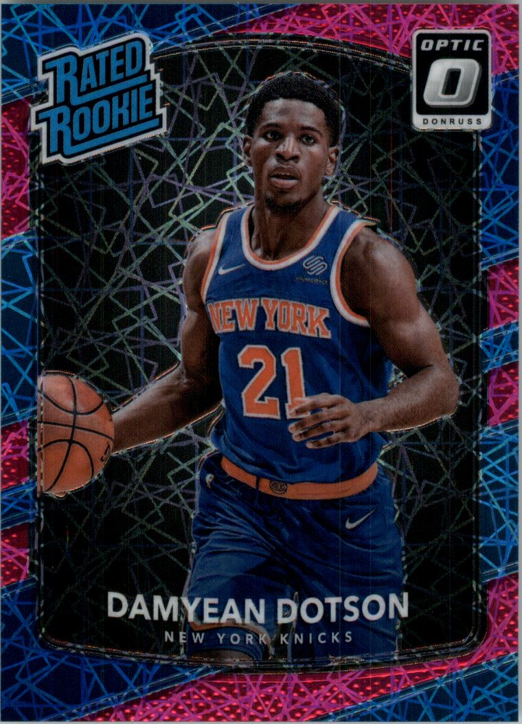 2017-18 Donruss Optic Pink Velocity #166 Damyean Dotson RR
