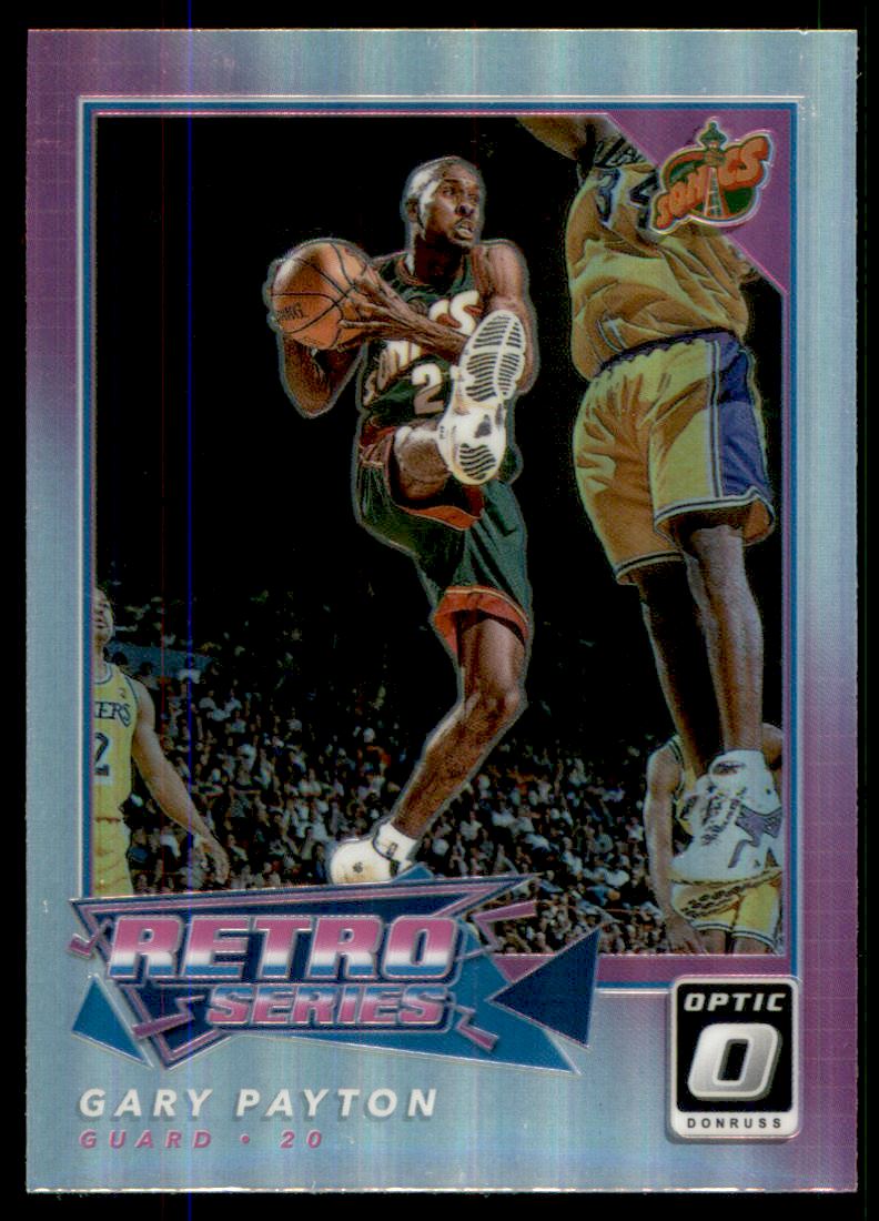 2017 18 Donruss Optic Retro Serii Bystro Lomayutsya Golo 6 Gary Payton Ebay