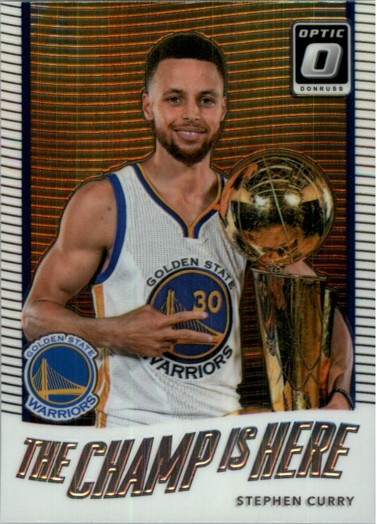 2017-18 Donruss Stephen Curry The Champ Is Here #5 Golden State Warriors
