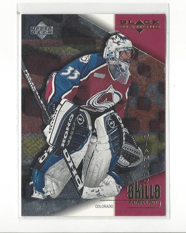 2000-01 Black Diamond Diamond Skills #IC1 Patrick Roy