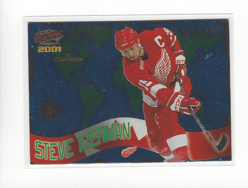 2000-01 Pacific North American Stars #6 Steve Yzerman
