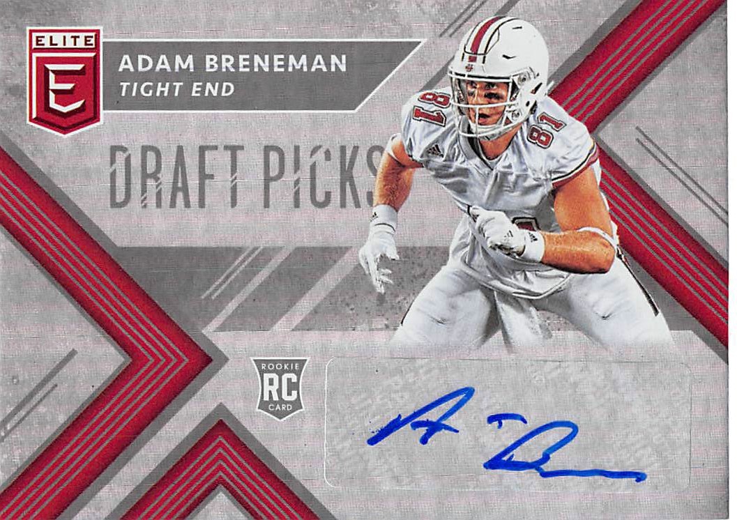 2018 Elite Draft Picks Draft Picks Autographs #192 Adam Breneman