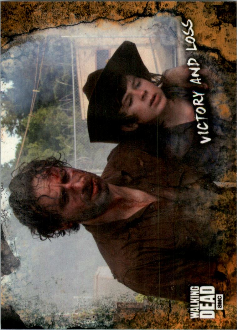 2018 Topps The Walking Dead Road to Alexandria Rust #54 Victory and Loss