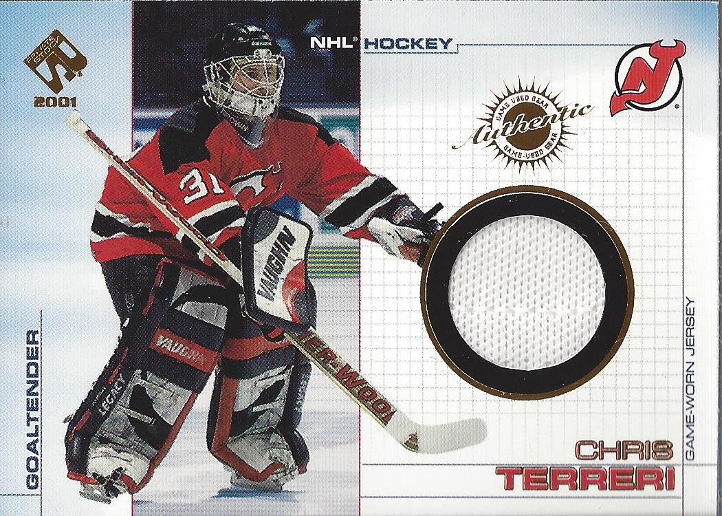 2001-02 Private Stock Game Gear #7 P.J. Axelsson Jersey - NM-MT