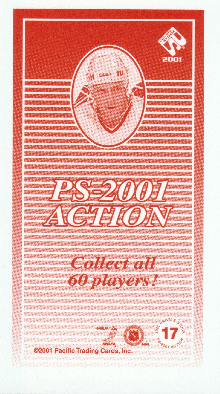 2000-01 Private Stock PS-2001 Action #17 Brett Hull back image