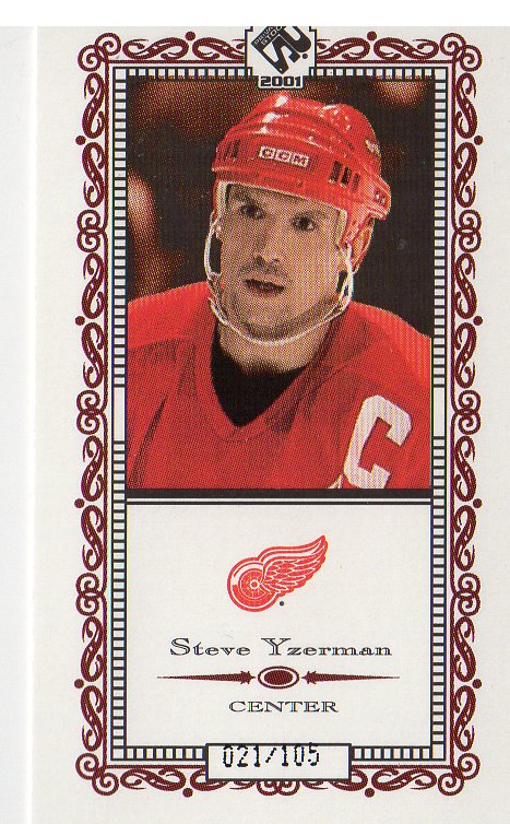 2000-01 Private Stock PS-2001 Stars #13 Steve Yzerman