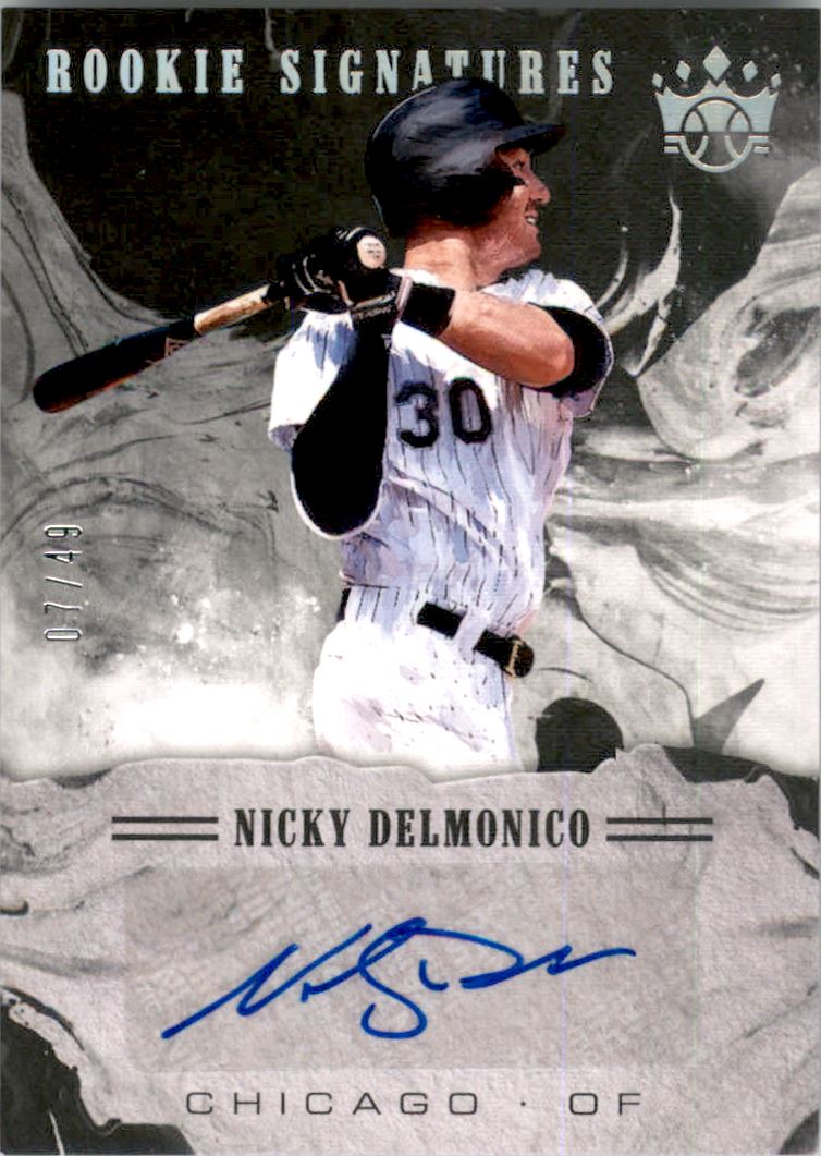 2018 Diamond Kings DK Rookie Signatures Holo Silver #11 Nicky Delmonico