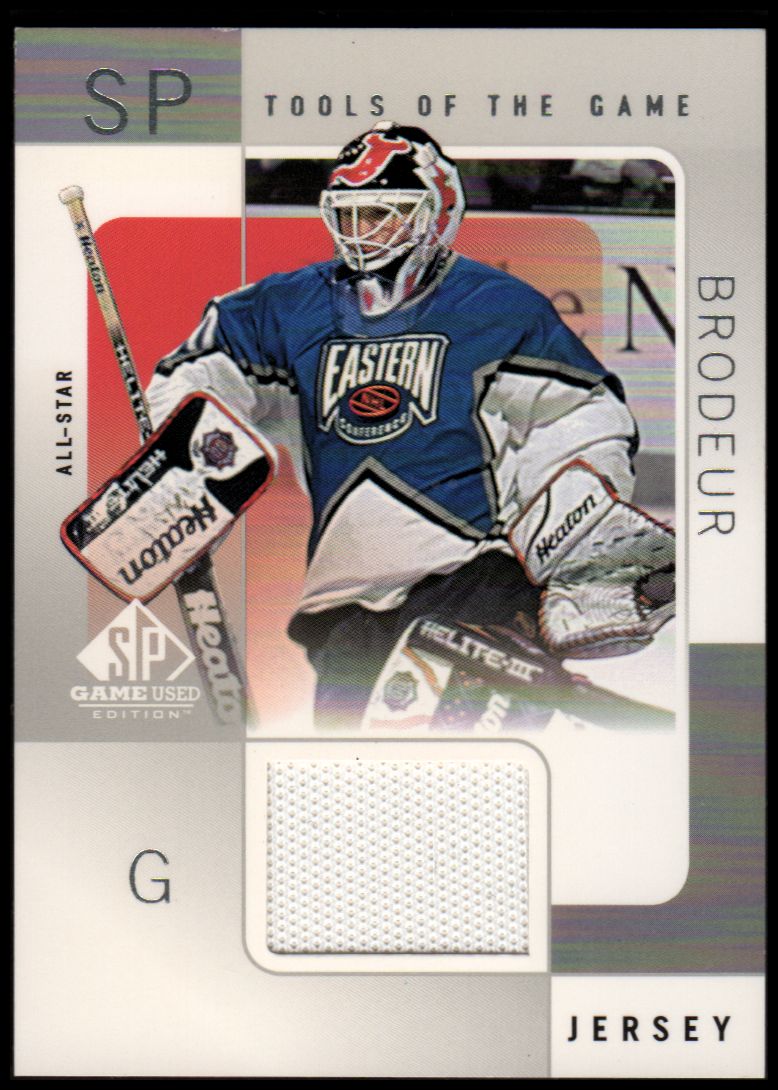 2000-01 SP Game Used Tools of the Game #MB Martin Brodeur
