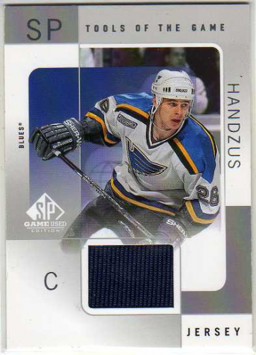 2000-01 SP Game Used Tools of the Game #MH Michal Handzus
