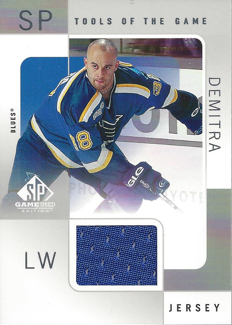 2000-01 SP Game Used Tools of the Game #PD Pavol Demitra