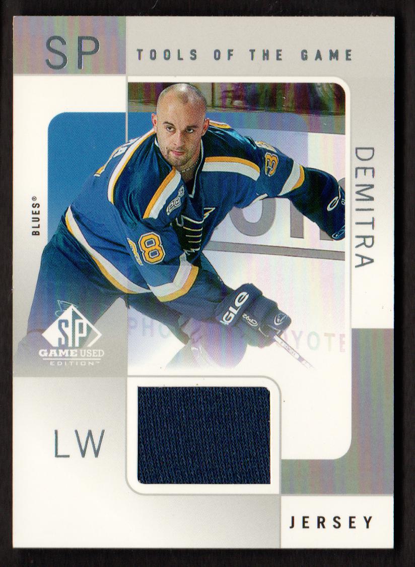 2000-01 SP Game Used Tools of the Game #PD Pavol Demitra