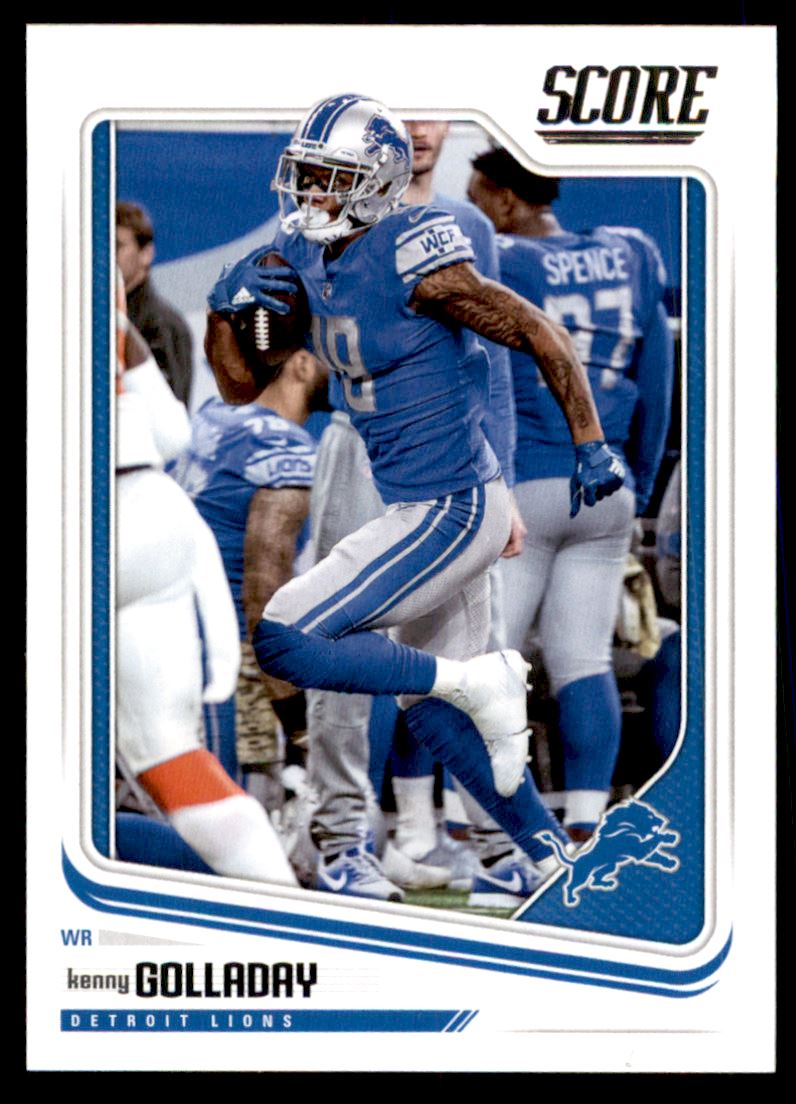 2018 Score Detroit Lions Football Card 105 Kenny Golladay EBay