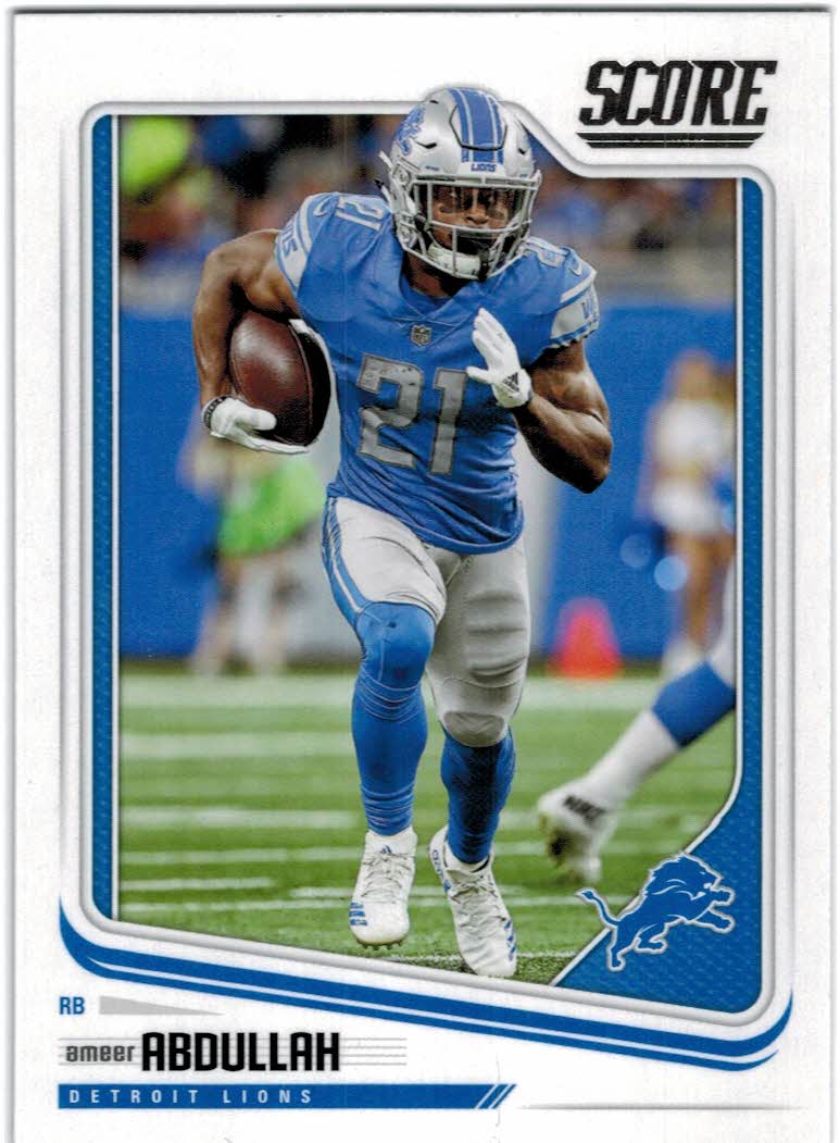 : 2018 Score #110 Darius Slay Detroit Lions Football