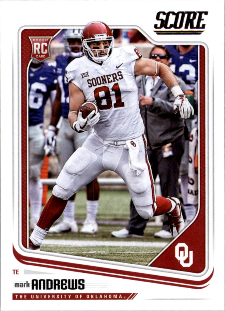 Oklahoma Sooners Mark Andrews Football Jersey, Mark Andrews