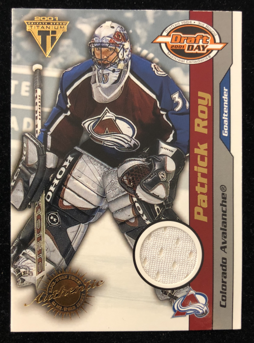 2000-01 Titanium Draft Day Edition #25 Patrick Roy/68