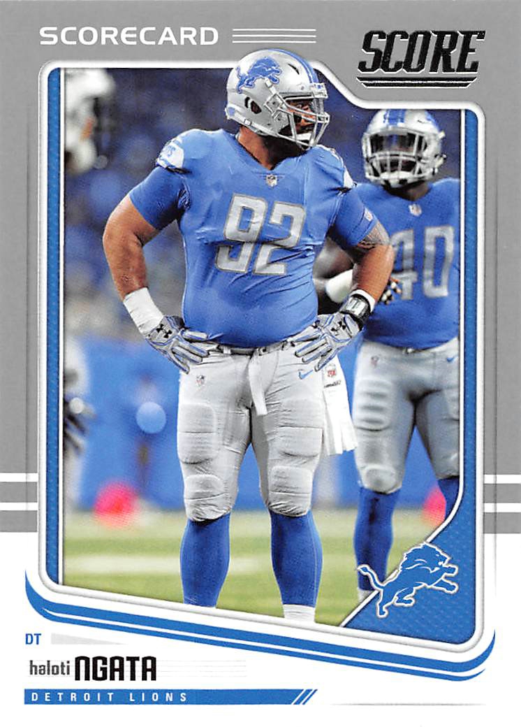 2018 Score Scorecard #112 Haloti Ngata
