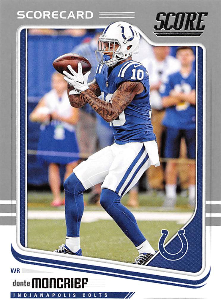 2018 Score Scorecard #141 Donte Moncrief
