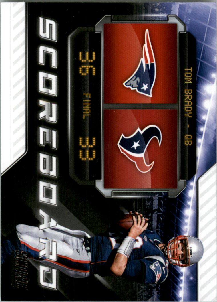 2018 Score Scoreboard #4 Tom Brady