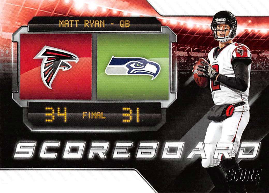 2018 Score Scoreboard #10 Matt Ryan