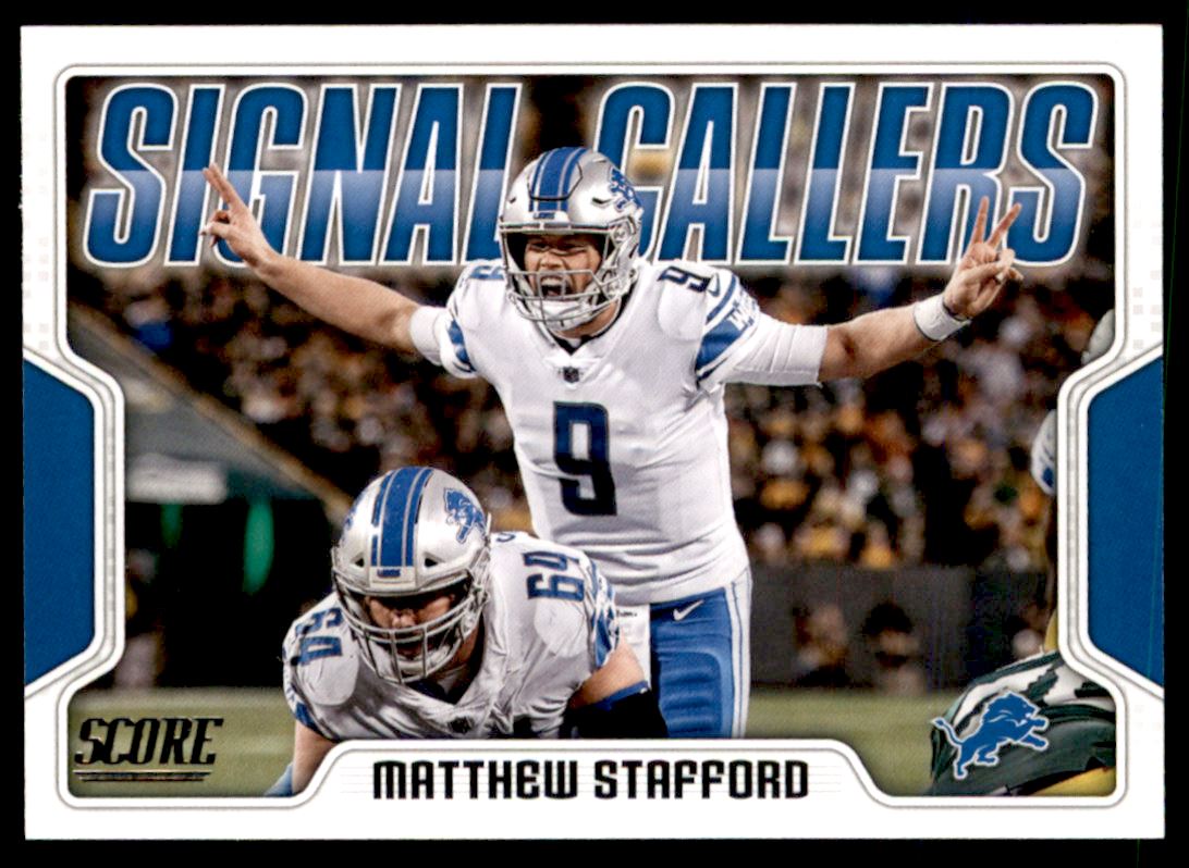 2018 Score Signal Callers Football Card #10 Matthew Stafford | eBay 2018 Score Signal Callers Football Card #10 Matthew Stafford | eBay
