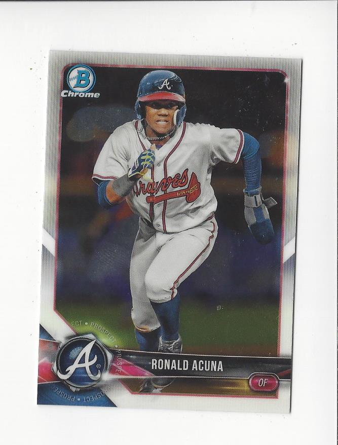 2018 Bowman Chrome Prospects #BCP1 Ronald Acuna
