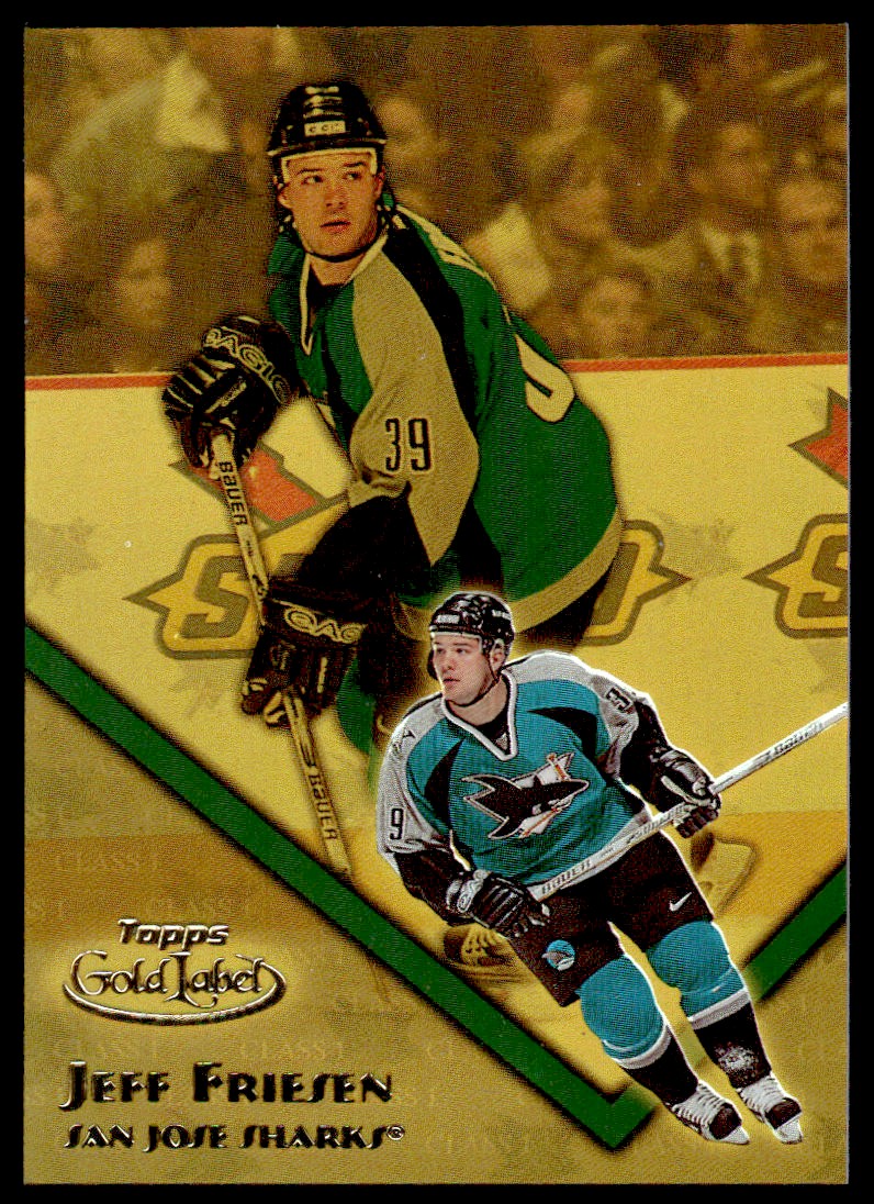 2000-01 Topps Gold Label Class 1 Gold #58 Jeff Friesen