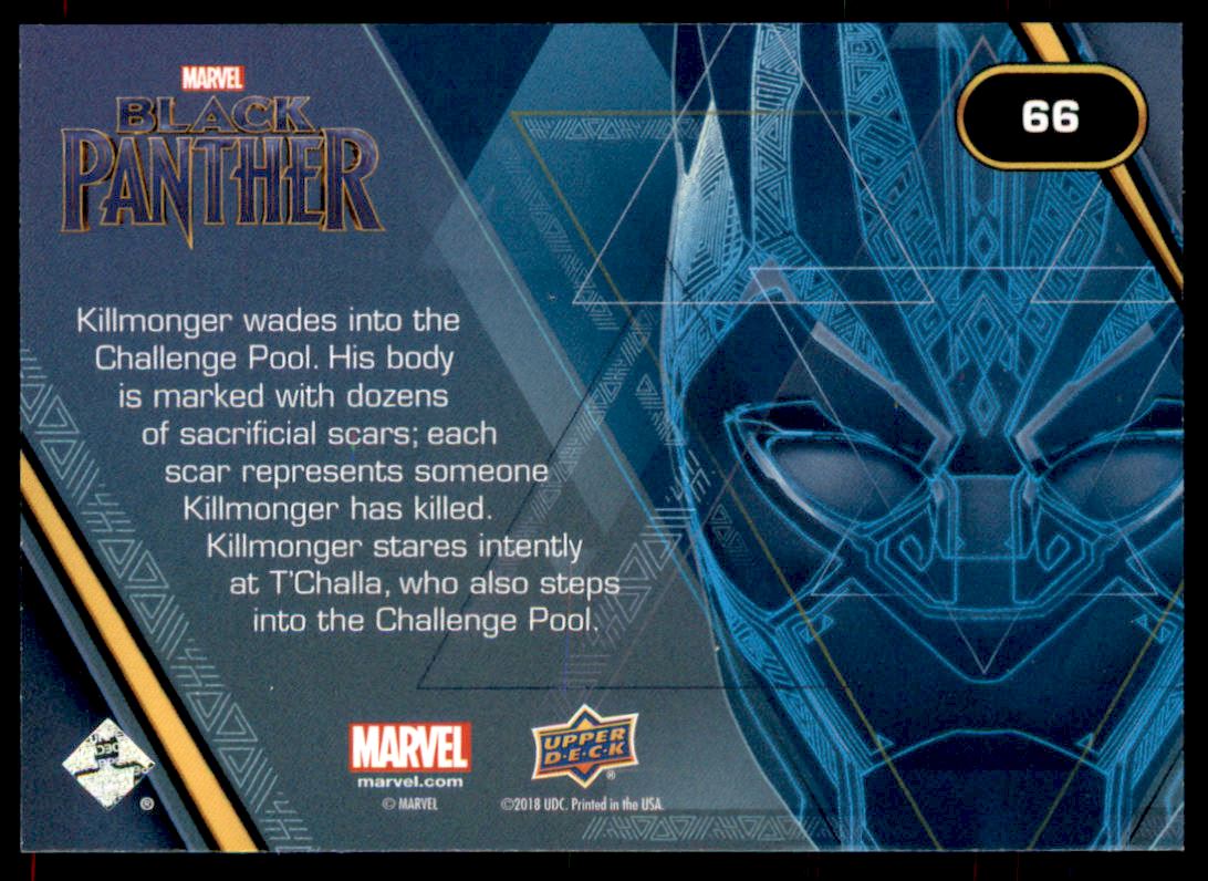 2018 Upper Deck Black Panther #66 Sacrificial Scars back image