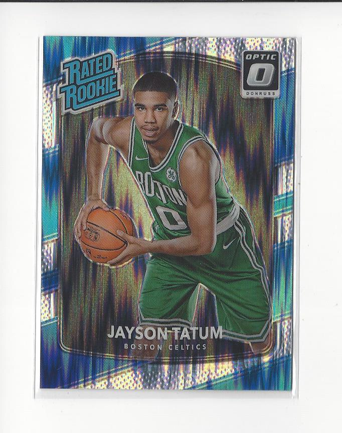 Donruss Optic Mega Box Rated Rookie Shock Flash Jayson Tatum Rr Nm Mt