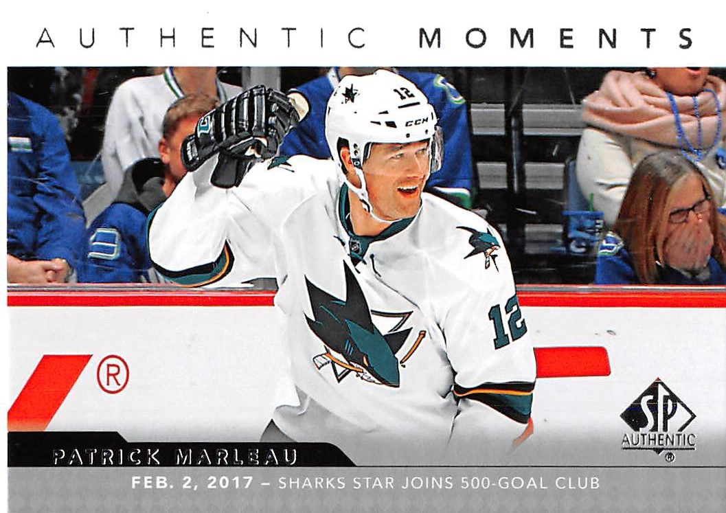 2017-18 SP Authentic #108 Patrick Marleau AM