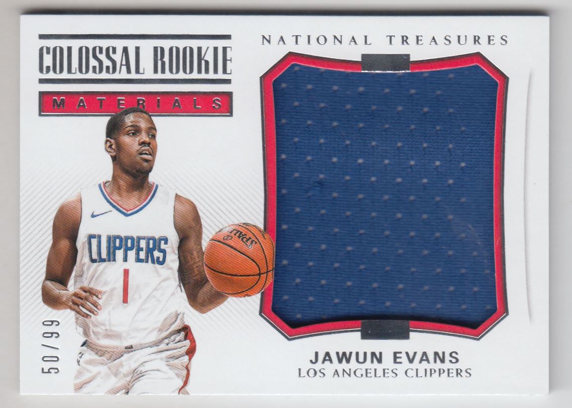 2017-18 Panini National Treasures Colossal Rookie Materials #3 Jawun Evans