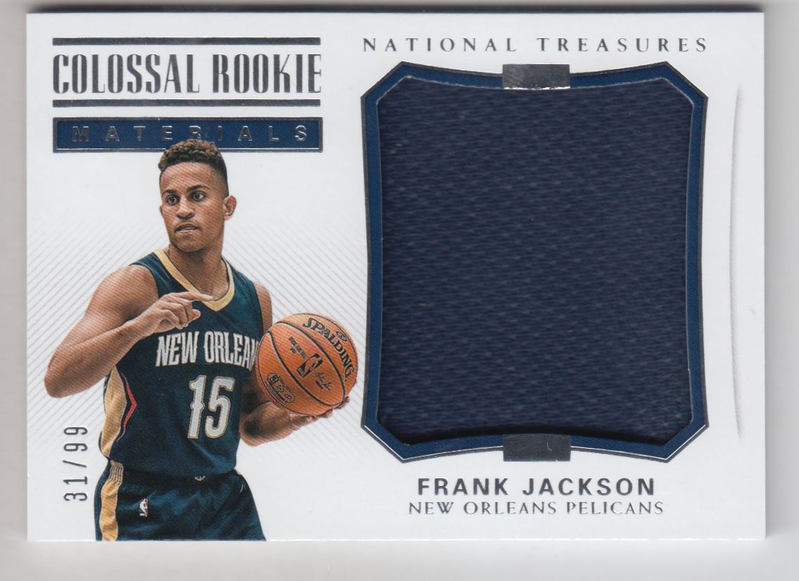 2017-18 Panini National Treasures Colossal Rookie Materials #19 Frank Jackson