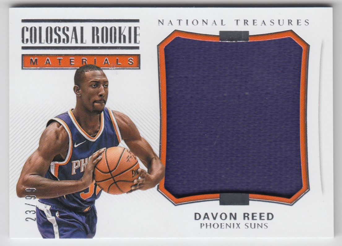 2017-18 Panini National Treasures Colossal Rookie Materials #29 Davon Reed