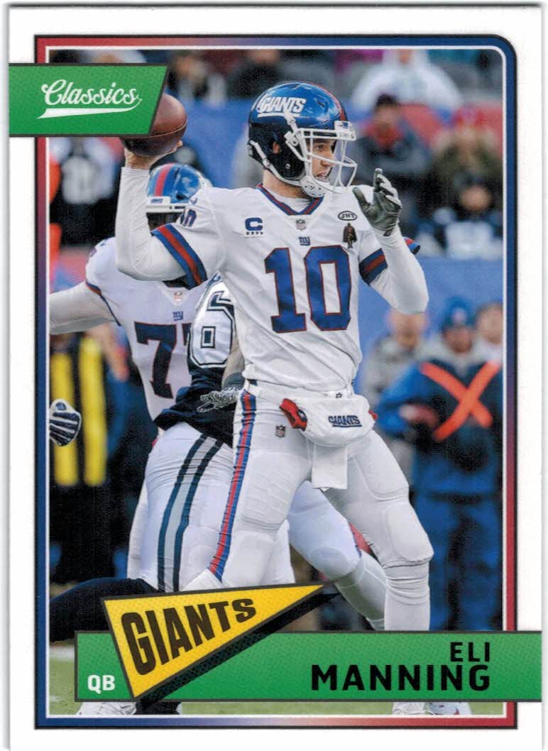 ELI MANNING 2006 DONRUSS PLAYOFF GRIDIRON GEAR #67 NEW YORK GIANTS