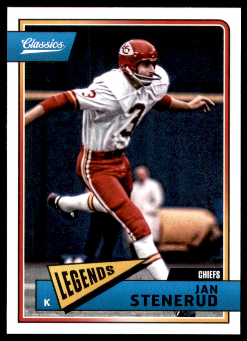 2018 Classics Kansas City Chiefs Football Card 140 Jan