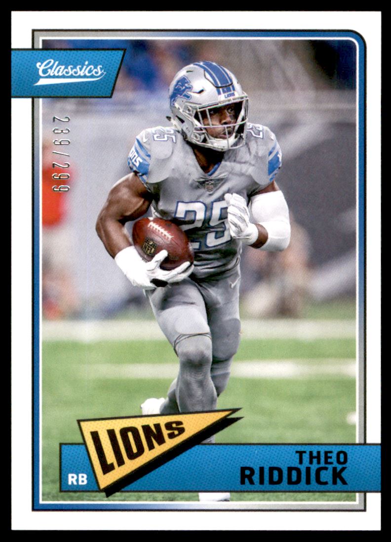 2018 Classics Red Back #35 Theo Riddick