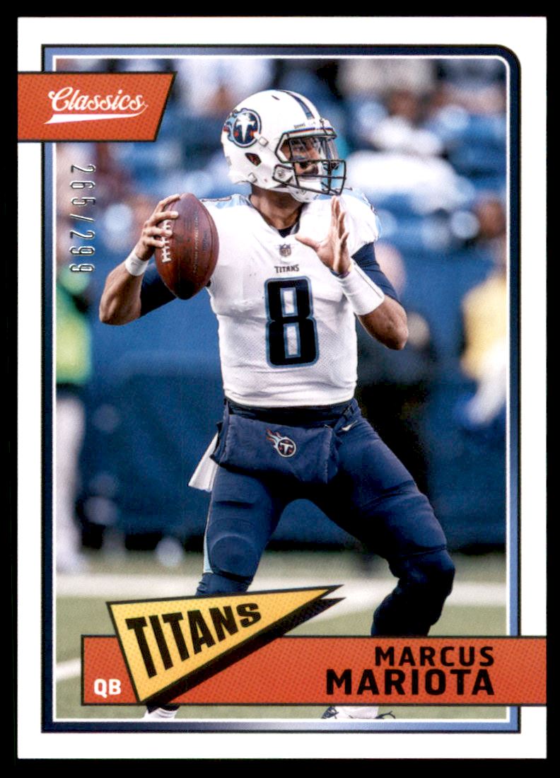 2018 Classics Red Back #95 Marcus Mariota