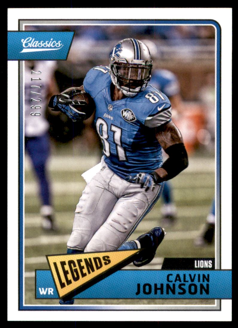 2018 Classics Red Back #129 Calvin Johnson