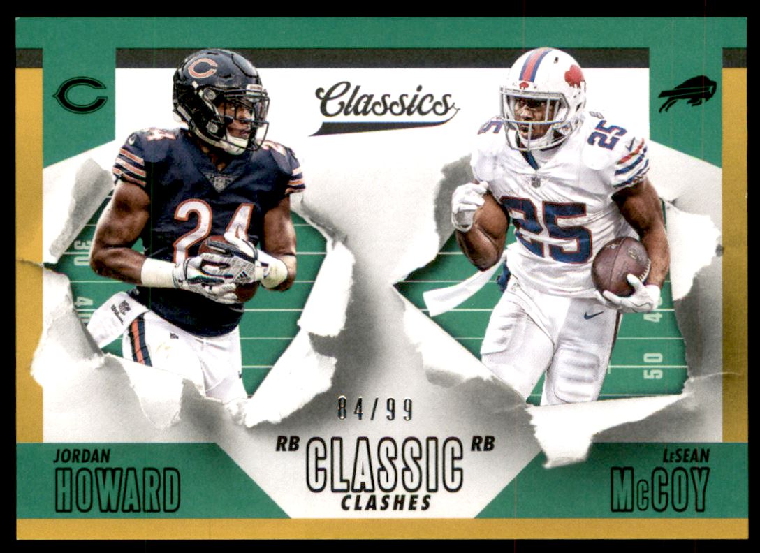 2018 Classics Classic Clashes Gold #9 Jordan Howard/LeSean McCoy