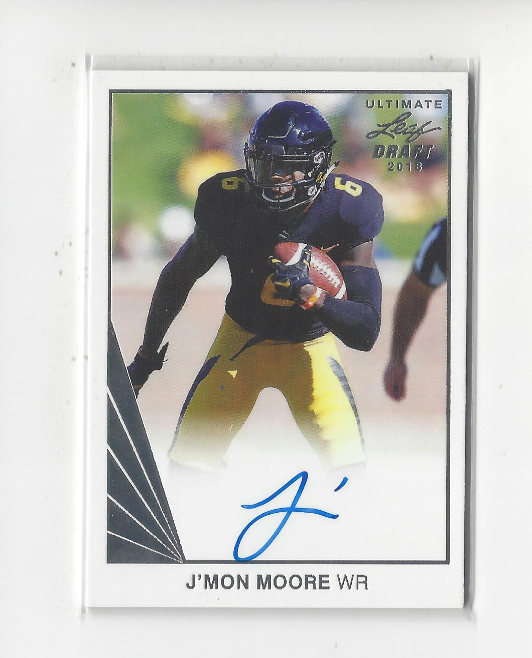 2018 Leaf Ultimate Draft #BAJMM J'Mon Moore