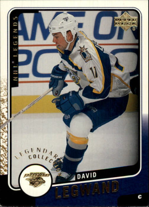 2000-01 Upper Deck Legends Legendary Collection Gold #74 David Legwand